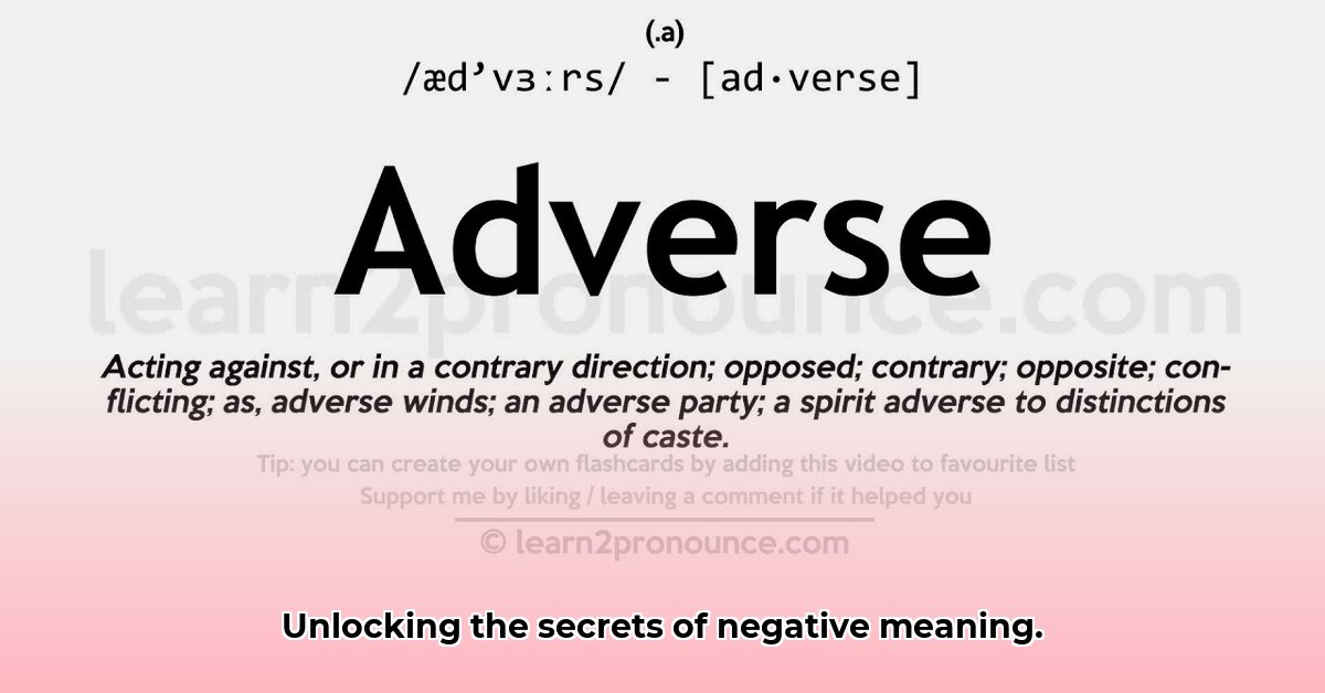 adverse-meaning